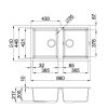 Chậu Rửa Bát Đá Malloca NERO G-45040 - ảnh 2