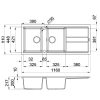 Chậu Rửa Bát Đá Malloca NERO G-50040 - ảnh 2
