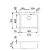 Chậu Rửa Bát Đá Malloca TORTORA K-10543 - ảnh 2