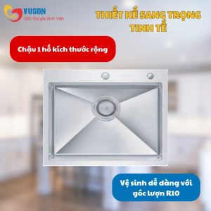 Ảnh công trình thực tế Chậu Rửa Bát Eurogold EUC15850GA