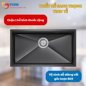 Ảnh công trình thực tế Chậu Rửa Bát Eurogold EUC18045LD (EUC18045GD)
