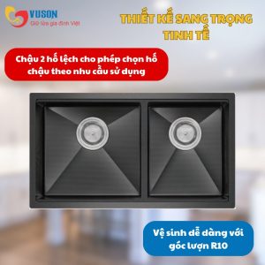Ảnh công trình thực tế Chậu Rửa Bát Eurogold EUC28245GD