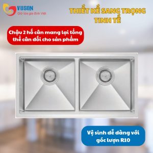 Ảnh công trình thực tế Chậu Rửa Bát Eurogold EUC28845GB