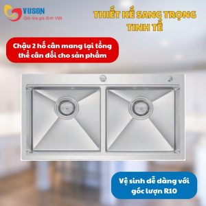 Ảnh công trình thực tế Chậu Rửa Bát Eurogold EUC28850GA
