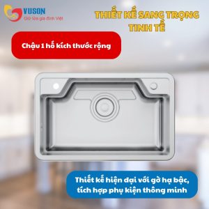 Ảnh công trình thực tế Chậu Rửa Bát Eurogold EUC87848EB
