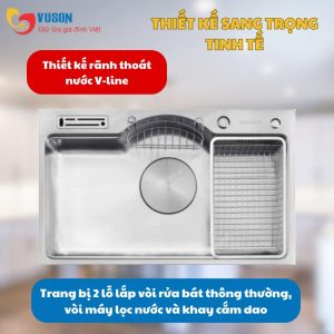 Ảnh công trình thực tế Chậu Rửa Bát Eurogold EUD37848GA (EUD37848)