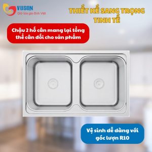 Ảnh công trình thực tế Chậu Rửa Bát Eurogold EUD67848