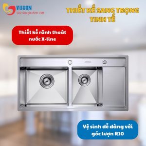 Ảnh công trình thực tế Chậu Rửa Bát Eurogold EUP39850