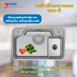 Ảnh công trình thực tế Chậu Rửa Bát GrandX GX8050JP HIKARI