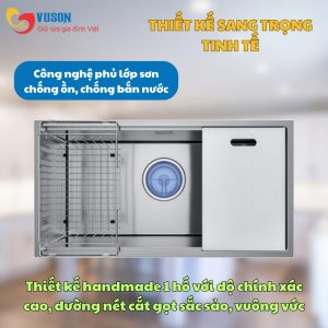 Ảnh công trình thực tế Chậu Rửa Bát GrandX GX8646S