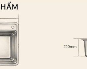 Ảnh công trình thực tế Chậu Rửa Bát Kocher TERA S7548