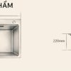 Chậu Rửa Bát Kocher TERA S7648 - ảnh 2