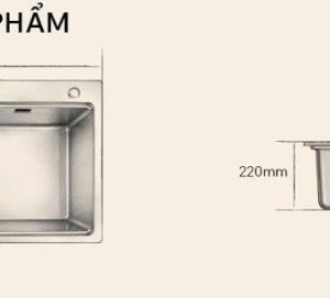 Ảnh công trình thực tế Chậu Rửa Bát Kocher TERA S7648
