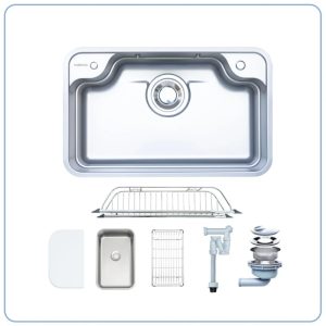 Ảnh công trình thực tế Chậu Rửa Bát NOBINOX LIKEN NL790D