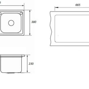 Ảnh công trình thực tế Chậu Rửa Binova CBI-6938