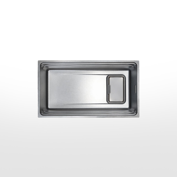 Chậu rửa chén 1 hố inox 304 MALLOCA MS7743SI Silver 76 cm