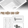 Chậu Rửa Chén Sứ BASIC BS-K3018 - ảnh 6