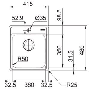 Ảnh công trình thực tế Chậu Rửa Franke BCX 110 42