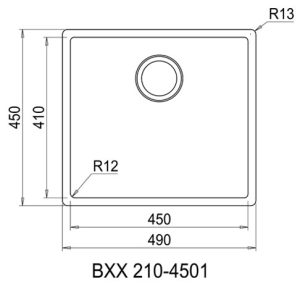 Ảnh công trình thực tế Chậu Rửa Franke BOX 210 45