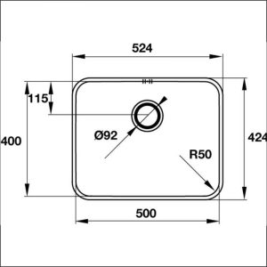 Ảnh công trình thực tế Chậu Rửa Hafele Helian 1B 565.86.331