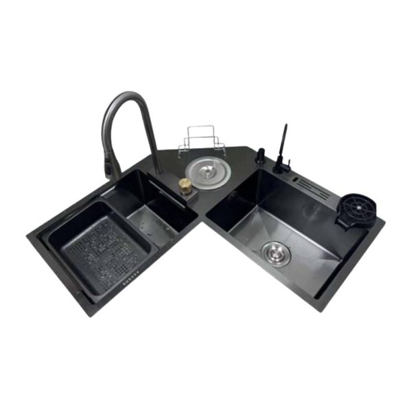 Chậu Rửa Inox Kaff KF-ZJ9980-B