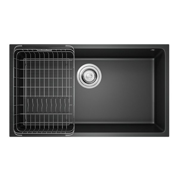 Chậu Rửa Konox Granite Naros 760S Black