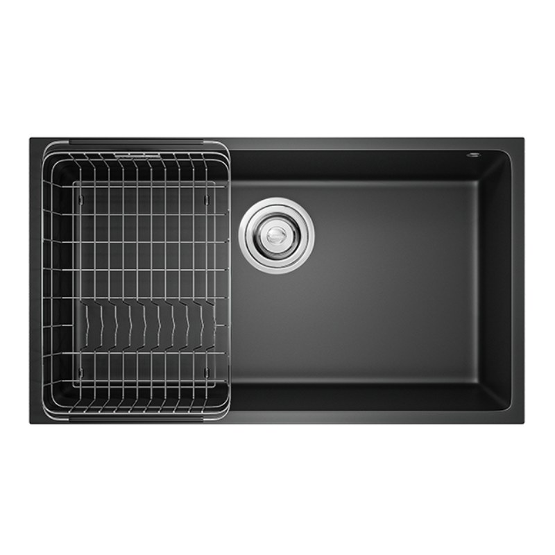 Chậu Rửa Konox Granite Naros 760S Black