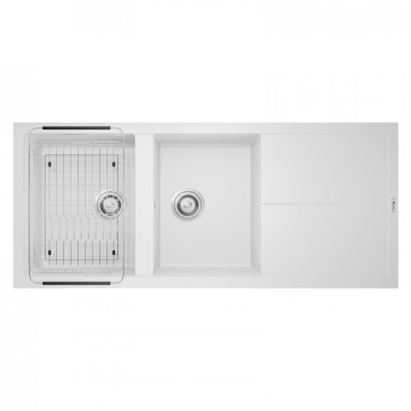Chậu Rửa Konox Granite Sink Livello Smart 1160 – Silver
