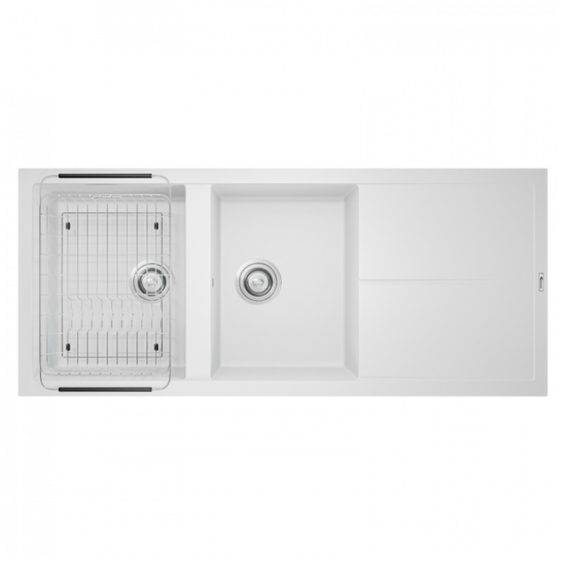 Chậu Rửa Konox Granite Sink Livello Smart 1160 – Silver