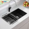 Chậu Rửa Konox Granite Veloci 760D Black - ảnh 2