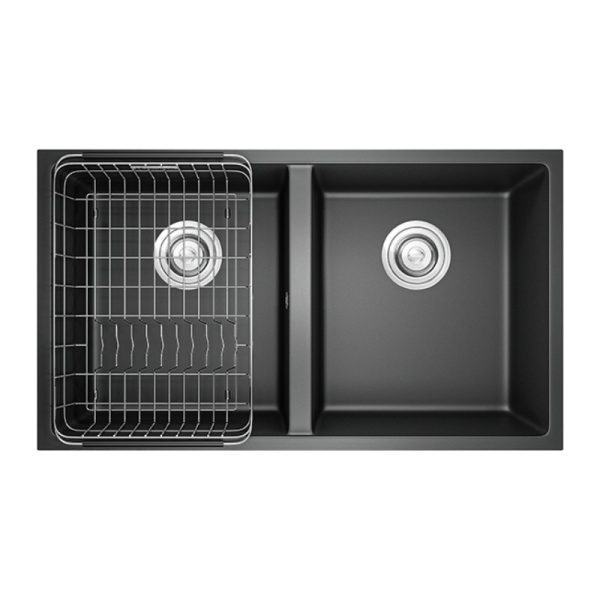 Chậu Rửa Konox Granite Veloci 760D Black