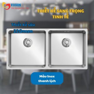 Ảnh công trình thực tế Chậu Rửa Konox KN7544DUB