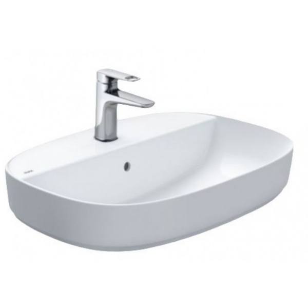 Chậu rửa lavabo đặt bàn INAX AL-652VGC phối vòi LFV-5010S