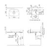 Chậu rửa lavabo đặt bàn INAX AL-662V 1 lỗ cỡ gọn - ảnh 2