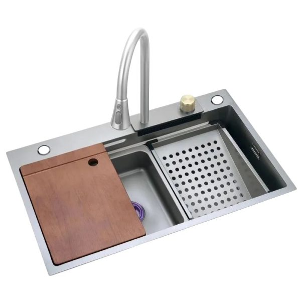 CHẬU RỬA LIỀN VÒI THÁC NƯỚC KAFF KF-UM7546S