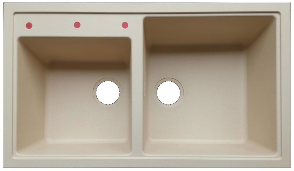 Chậu Rửa Nodor NORGRANITE 86.50 2B BG