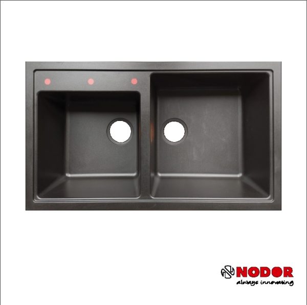Chậu Rửa Nodor NORGRANITE 86.50 2B BK