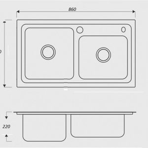 Ảnh công trình thực tế Chậu Rửa Sevilla SV-8044C