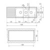 Chậu Rửa Teka CLASSIC 2 1/2B 1D - ảnh 2