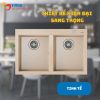 Chậu Rửa Teka FORSQUARE 2B 790 TG BEIGE - ảnh 2