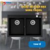 Chậu Rửa Teka FORSQUARE 2B 790 TG BLACK - ảnh 2