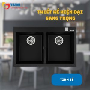 Ảnh công trình thực tế Chậu Rửa Teka FORSQUARE 2B 790 TG BLACK