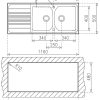 Chậu Rửa Teka Premium 2B 1D - ảnh 2