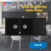 Chậu Rửa Teka STONE 80 B-TG 2B 1D Black - ảnh 2