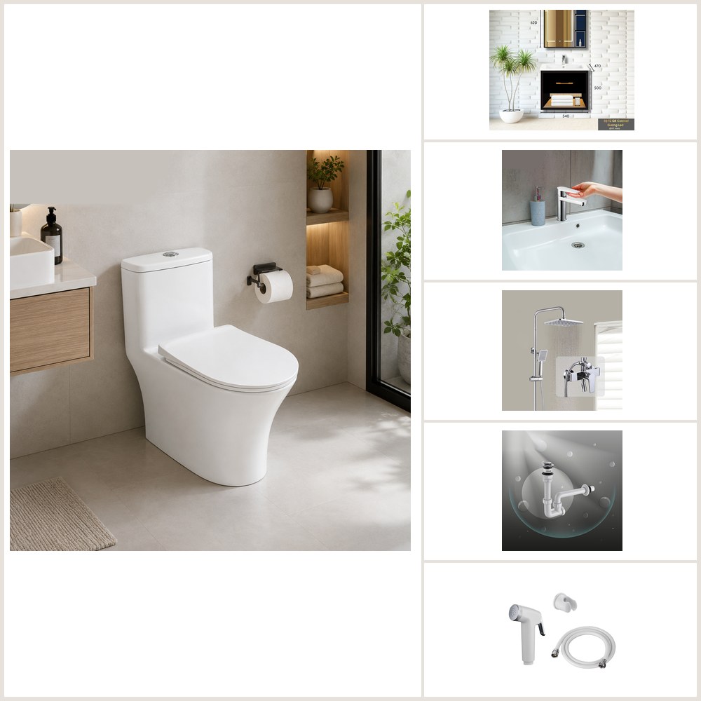Combo Thiết Bị Vệ Sinh BASIC MERCURY