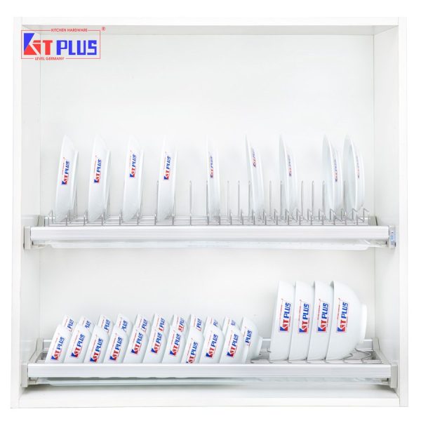 Giá Bát Đĩa Cố Định 2 Tầng Chữ V Kit Plus DK12C VIP60