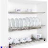 Giá Bát Đĩa Cố Định 3 Tầng Chữ V Kit Plus DK12A75 - ảnh 2
