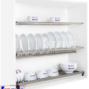 Ảnh công trình thực tế Giá Bát Đĩa Cố Định 3 Tầng Chữ V Kit Plus DK12A90
