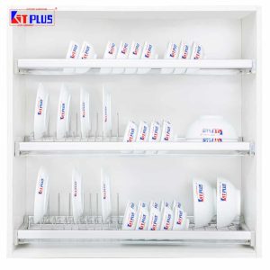 Giá Bát Đĩa Cố Định 3 Tầng Kit Plus DK12B VIP60