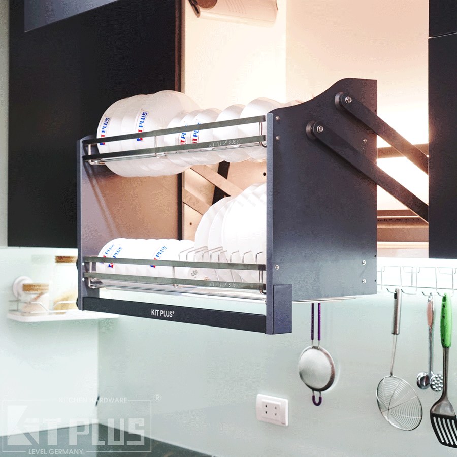 Giá Bát Đĩa Nâng Hạ Điện Kit Plus DUP90